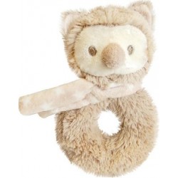 Mīksta rotaļlieta ar grabuli pūce Bobo Baby Owl Rattle ZW-22