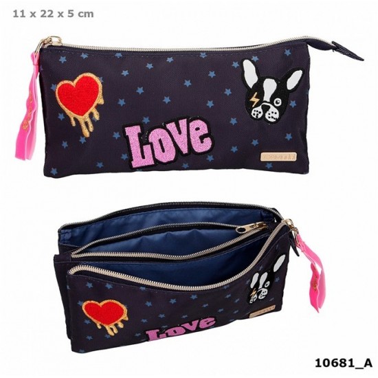 Penālis Depesche Top Model Pencil Case Dark Blue 10681