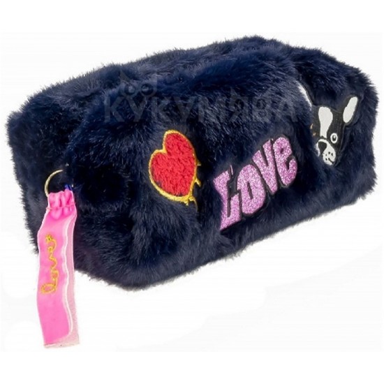Somiņa - penālis Depesche Top Model Plush Pencil Case Dark Blue 10684