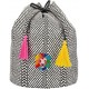 Mugursoma Depesche Top Model Backpack Black & White 10977