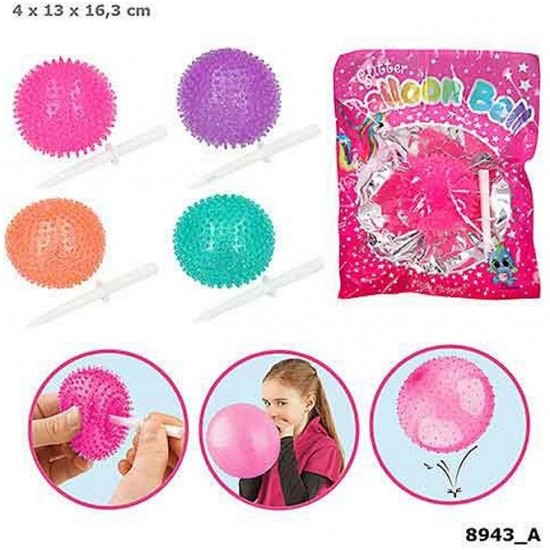 Balonu bumba Depesche Ylvi & the Minimoomis Balloon Ball Glitter ball assorted 13x16cm 8943