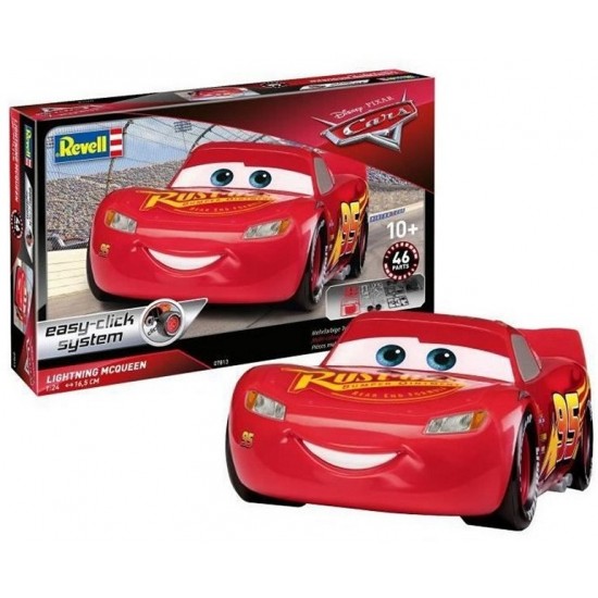 Konstruktors Revell Easy-Click System Lightning McQueen Plastic Model Kit 07813