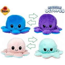 Plush toy Bauer Reversible Octopus assorted High Quality Eco 12000