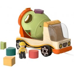 Koka attīstoša mašīna Top Bright Discovery Wooden Shape Sorter Truck 120308