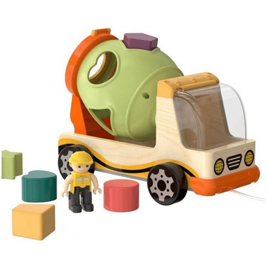 Koka attīstoša mašīna Top Bright Discovery Wooden Shape Sorter Truck 120308