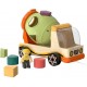 Koka attīstoša mašīna Top Bright Discovery Wooden Shape Sorter Truck 120308