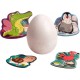 Puzles mazuļiem Top Bright Animal Babies Wooden Puzzle in Dinosaur Egg 120458