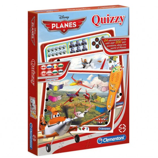 Attīstoša loģiska spēle viktorīna Clementoni Disney Planes Quizzy Educational Game 13861