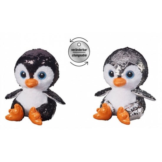 Mīksta rotaļlieta pingvīns Bauer Plush Penguin Glitter 20 cm 14301