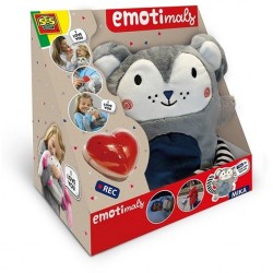 Attīstoša rotaļlieta ar atskaņotāju SES Emotimals Plush Soft Toy Mika with sound recordings 23x25cm 14464