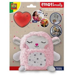 Attīstoša rotaļlieta ar atskaņotāju SES Emotimals Plush Soft Toy Tess with sound recordings 20x25cm 14466