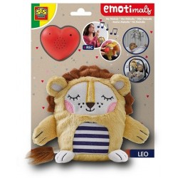 Attīstoša rotaļlieta ar atskaņotāju SES Emotimals Plush Soft Toy Leo with sound recordings 20x25cm 14468