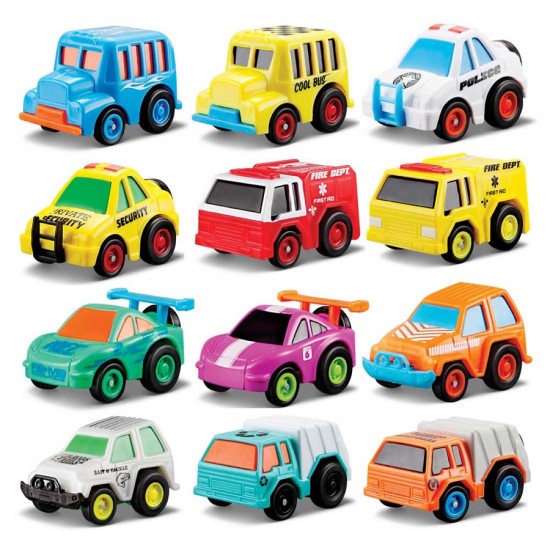 Mašīna Maisto Fresh Metal Slickers Cars assorted Pullback 9x10,5cm 15023
