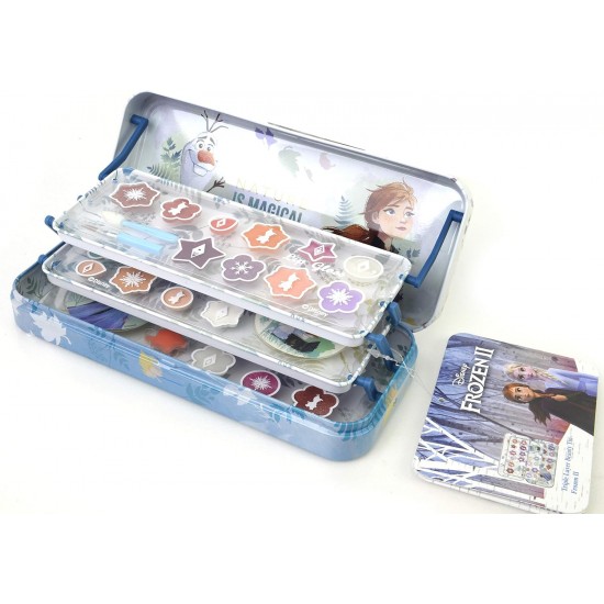 Bērnu kosmētika Disney Frozen II Make-up set in tin 3- layer 1580155E