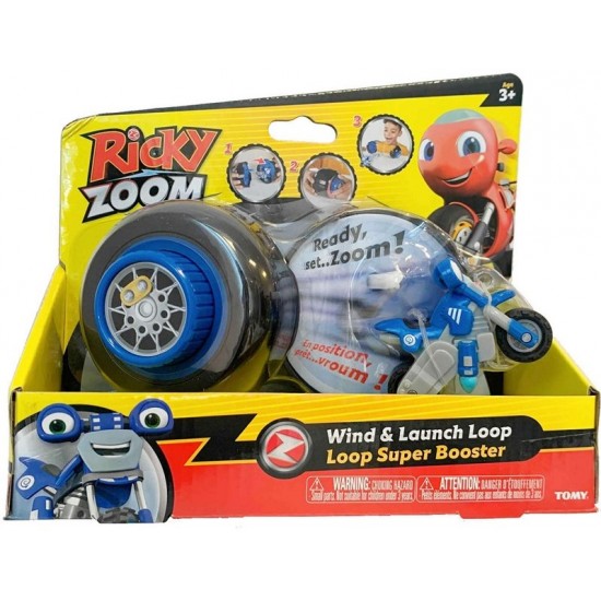 Rotaļu komplekts motocikls Tomy Ricky Zoom Wind and Launch 20058A1