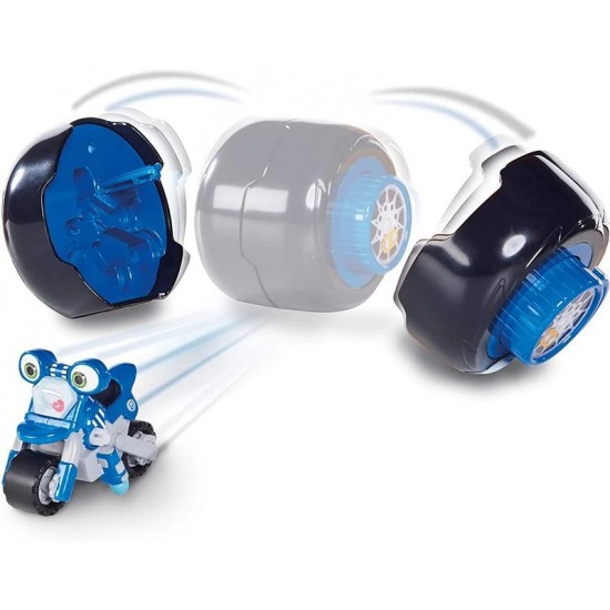 Rotaļu komplekts motocikls Tomy Ricky Zoom Wind and Launch 20058A1