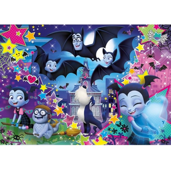 Puzle Clementoni Disney Vampirina Super Color Brilliant Puzzle 104 pcs 20156
