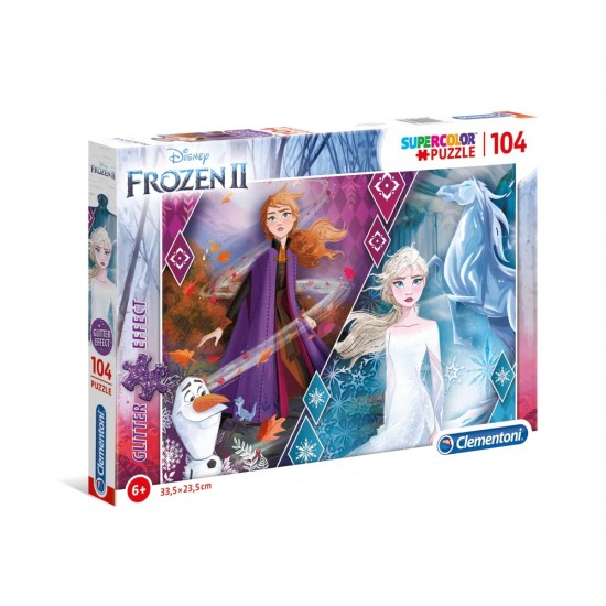 Puzle Clementoni Disney Frozen II Glitter Effect 104 pcs 20163