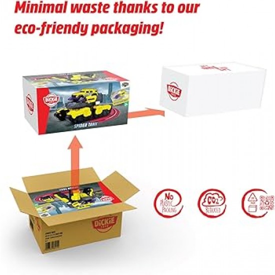 Spēļu komplekts transformers Simba Die-Cast vehicle + shooting function Spider Tank 203792002ONL