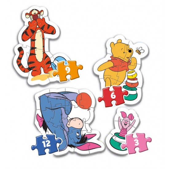 Puzles mazuļiem Clementoni Disney Winnie the Pooh My first Puzzles Progressive 20820
