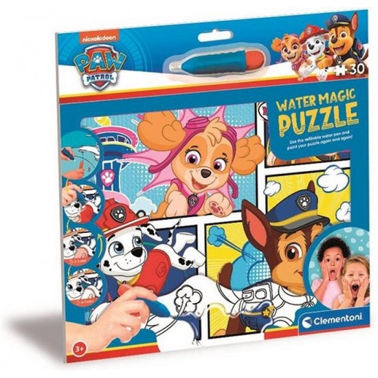 Puzle ar ūdens maģiju Clementoni Paw Patrol Water Magic Puzzle 30 pieces 22710