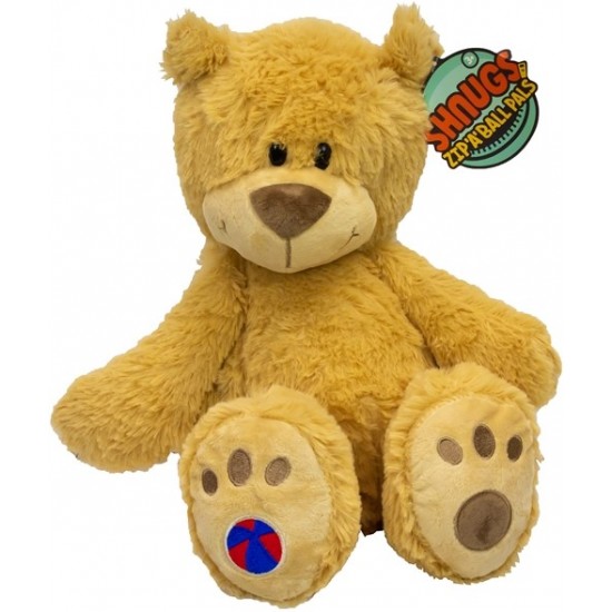 Mīksta rotaļlieta lācis - bumba Mookie Shnugs Zip'A'Ball Pals Plush  Bear Max 2363