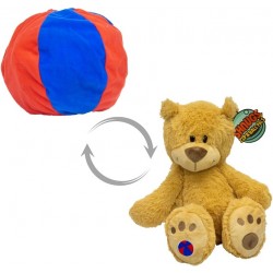 Mīksta rotaļlieta lācis - bumba Mookie Shnugs Zip'A'Ball Pals Plush  Bear Max 2363