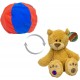 Mīksta rotaļlieta lācis - bumba Mookie Shnugs Zip'A'Ball Pals Plush  Bear Max 2363