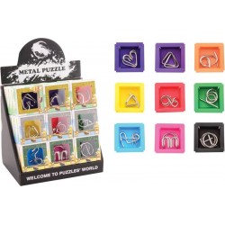 Spēle Mini Brainteaser Metal Logical Puzzle 9 assorted 28150
