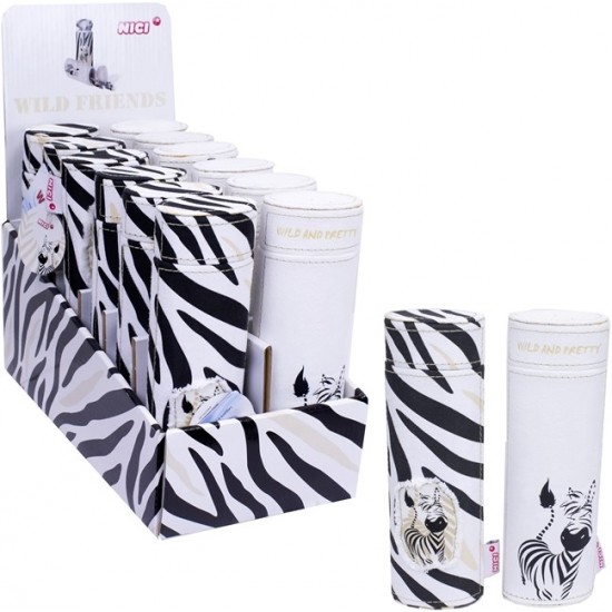 Penālis Nici Pencilcase Zebra 2 assorted 28737