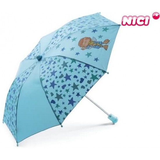 Lietussargs Nici Little Wingels Children's Umbrella Blue Lion 29524