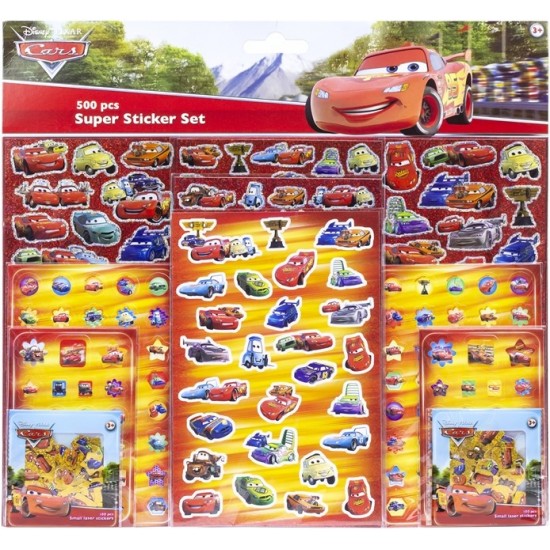 Uzlīmes Disney Cars Super Sticker Set 500pcs 30104