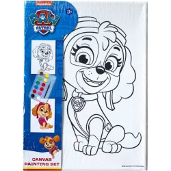 Kanva+12 krāsas Paw Patrol Canvas Painting Set 18x25cm 30800