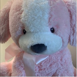 Soft toy Gund Baby Dog 40cm pink 319784