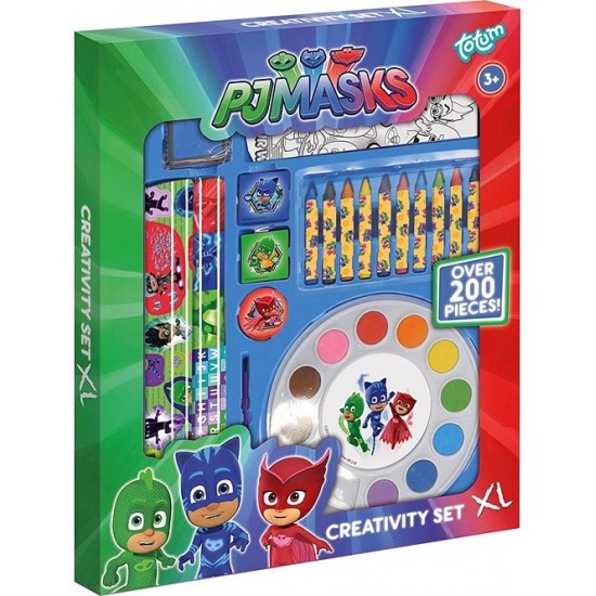 Zīmēšanas komplekts Totum PJ Masks Creativity Set XL 200+pcs 320116