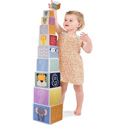 Educational toy "Learning to Count" Pile-Up Cubes Tower Nesting Blocks 1-10 341142