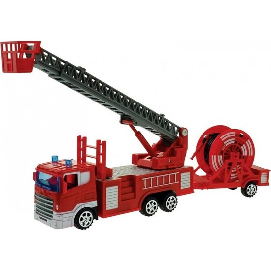 Automašīna skāņa ar baterijām Happy People Fire Truck with Sound 12x37cm 34430