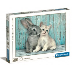 Puzle 500 gab. Clementoni Cat&Bunny Puzzle 500 pcs 35004