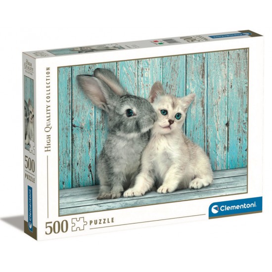 Puzle 500 gab. Clementoni Cat&Bunny Puzzle 500 pcs 35004