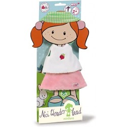 Leļļu apģērbu komplekts Nici Wonderland doll clothes, plush dress for 30cm doll 35502