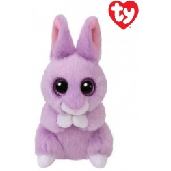Plush toy Ty Plush Bunny Purple with Glitter eyes April 12cm 36873