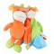 Miega lupatiņa + rotaļlieta žirafe Sunkid Baby Cuddle Cloth + Plush Toy Set Giraffe 30cm 37257