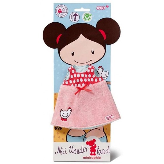 Leļļu apģērbu komplekts Nici Wonderland doll clothes, plush dress for 30cm doll 37891