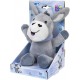 Mīksta muzikāla rotaļlieta ēzelis Happy People Baby plush Donkey 25cm, grey/blue 40135