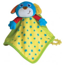 Miega lupatiņa suns Beeboo cuddle cloth with teether and rattle 40789464