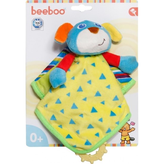 Miega lupatiņa suns Beeboo cuddle cloth with teether and rattle 40789464