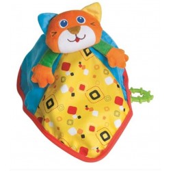 Miega lupatiņa kaķis Beeboo cuddle cloth with teether and rattle 40789464