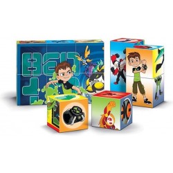 Kluči - puzles 12 gab. Clementoni Multiplay Cubes Ben10 12 pcs 41503
