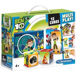 Kluči - puzles 12 gab. Clementoni Multiplay Cubes Ben10 12 pcs 41503
