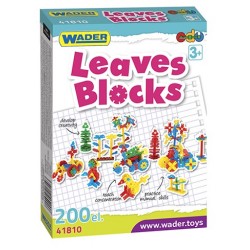 Konstruktors Wader EDU Leaves Blocks 200 pcs 41810